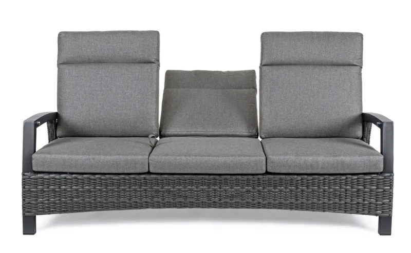 Hot Bizzotto DIVANO RECLINABILE IN ALLUMINIO ANTRACITE JX55 - BRITTON