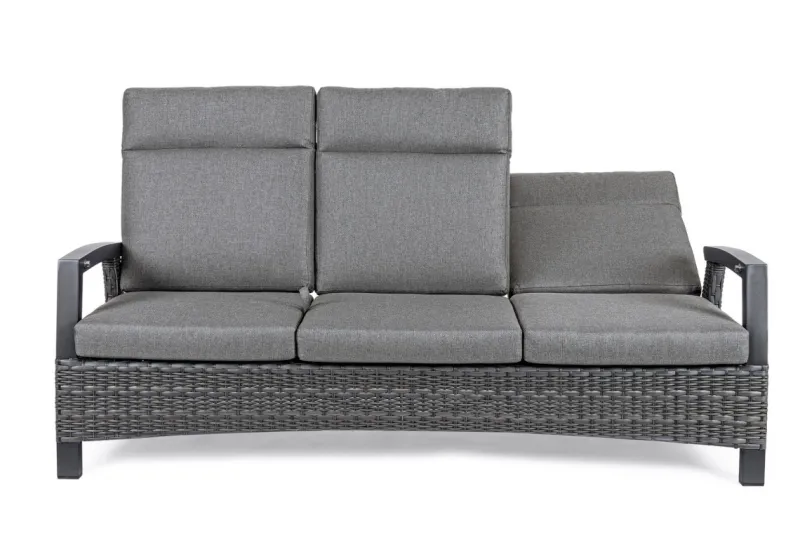 Hot Bizzotto DIVANO RECLINABILE IN ALLUMINIO ANTRACITE JX55 - BRITTON