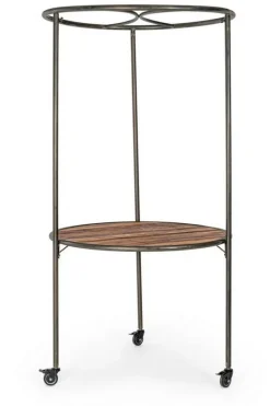 New Bizzotto ESPOSITORE IN LEGNO CON RUOTE