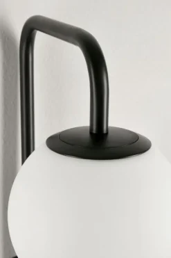 Sale Bizzotto LAMPADA APPLIQUE DELPHINE TO NERO H50