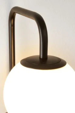 Sale Bizzotto LAMPADA APPLIQUE DELPHINE TO NERO H50
