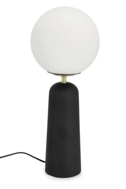 Bizzotto LAMPADA TAV. DELPHINE TONDO NERO H51