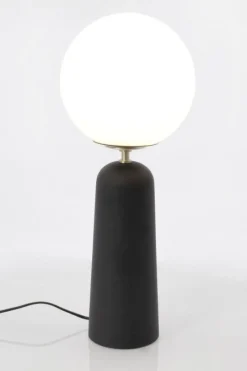 Bizzotto LAMPADA TAV. DELPHINE TONDO NERO H51