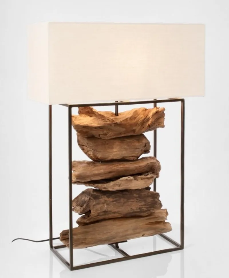 Discount Bizzotto LAMPADA TAV. KUBI BIANCO H76