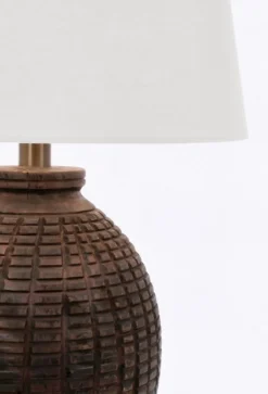 Discount Bizzotto LAMPADA TAV. LINEA BIANCO H63