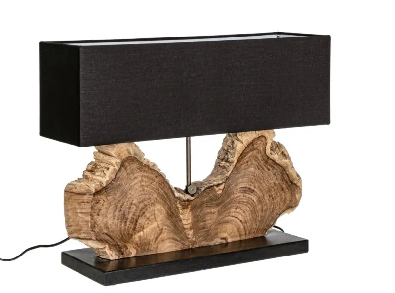 Outlet Bizzotto LAMPADA TAV. NAGA NERO H55