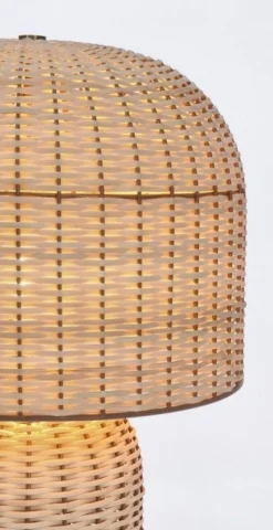 Outlet Bizzotto LAMPADA TAV. SIKKIM RATTAN H61