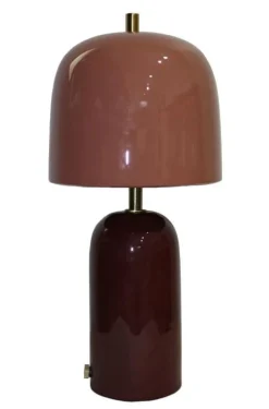 Best Bizzotto LAMPADA TAV. SILMU ARANCIO BORDEAUX H33