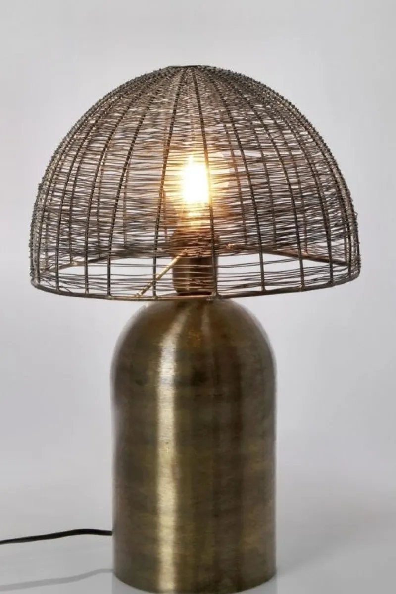 Online Bizzotto LAMPADA TAVOLO INAY DORATO