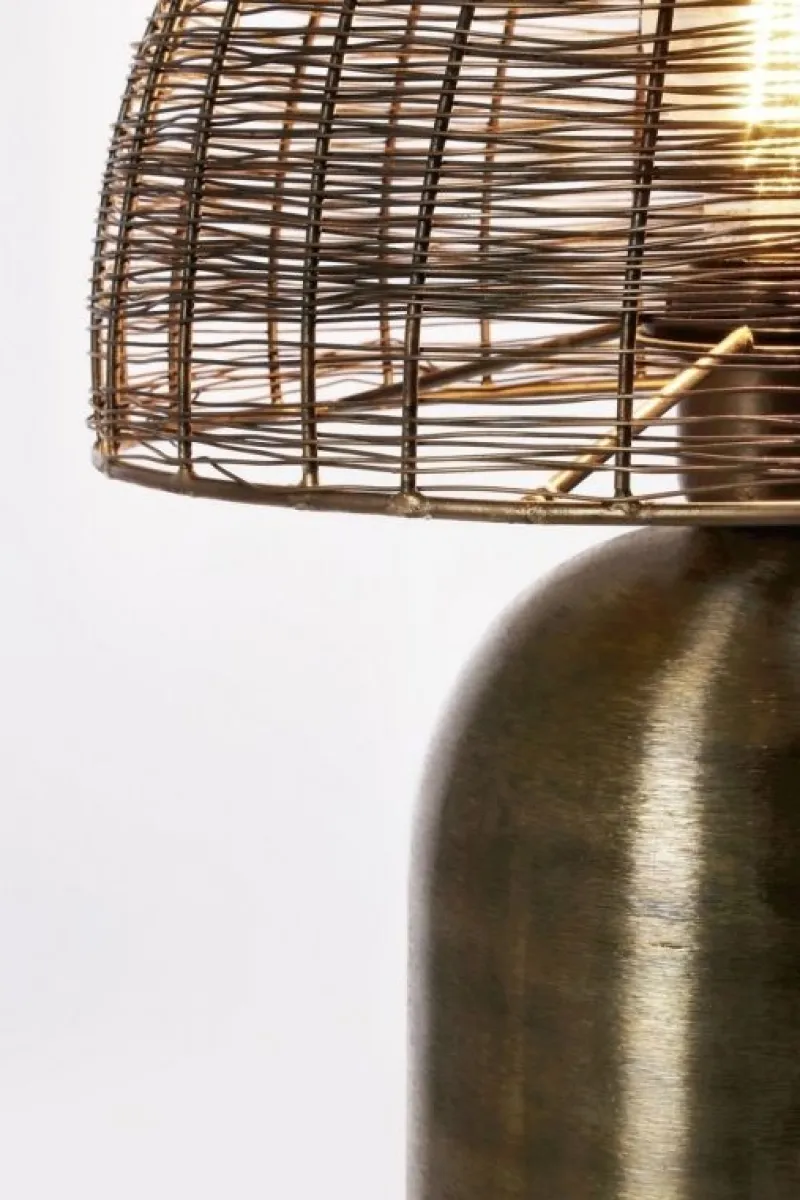 Online Bizzotto LAMPADA TAVOLO INAY DORATO