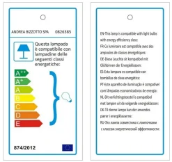 Best Bizzotto LAMPADA TAVOLO ISHAN ORO S