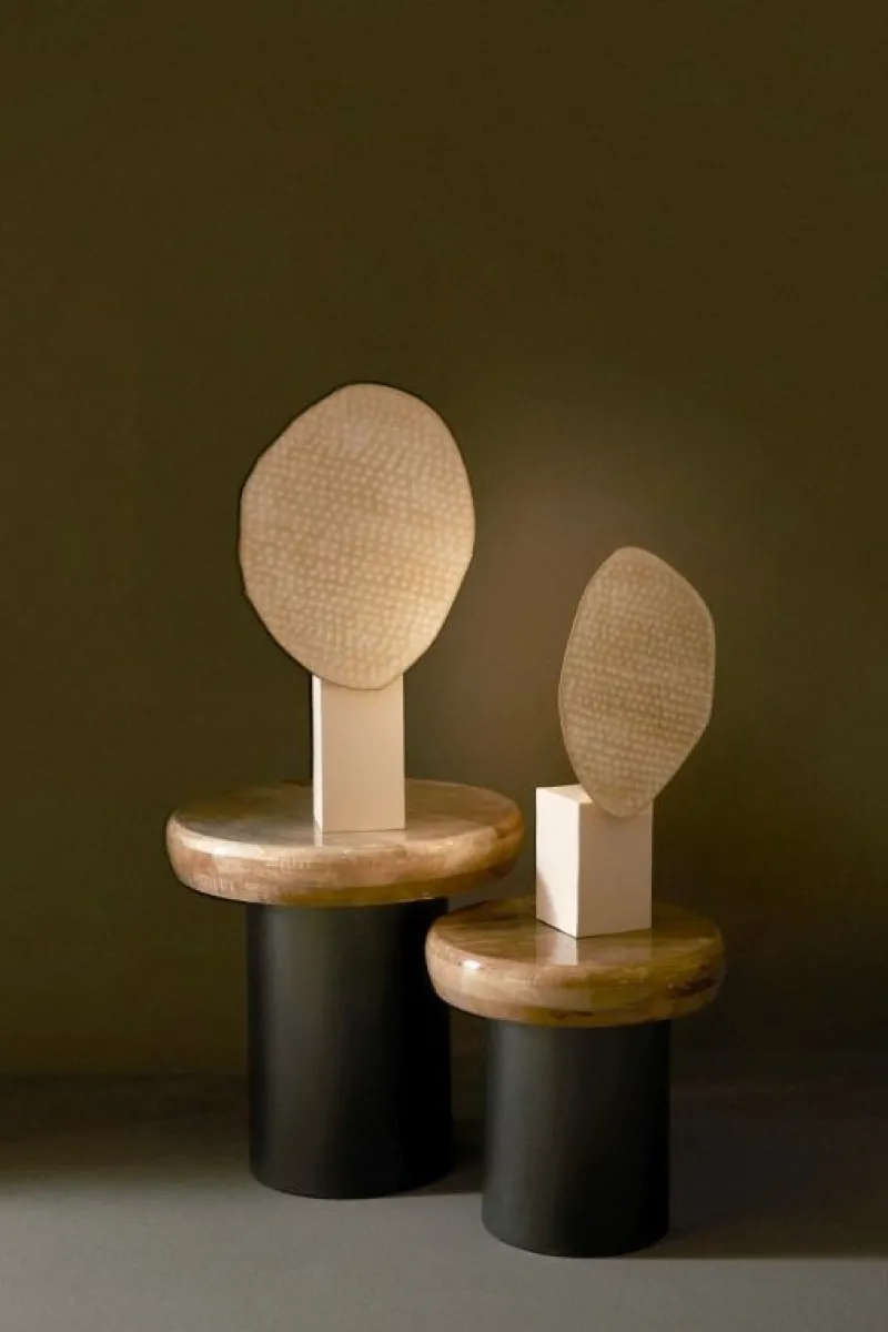 Hot Bizzotto LAMPADA TAVOLO NEEV BEIGE H46