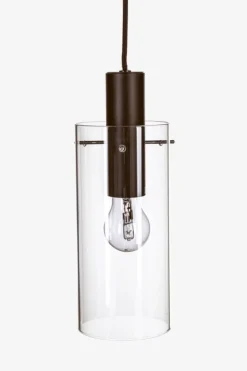 New Bizzotto LAMPADARIO 1LUCE AGLOW TRASP-NERO