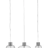 Hot Bizzotto LAMPADARIO 3LUCI SHOWY RETT TRASP-ARG