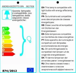 Clearance Bizzotto LAMPADARIO SUN RATTAN GIALLO-ARANCIO