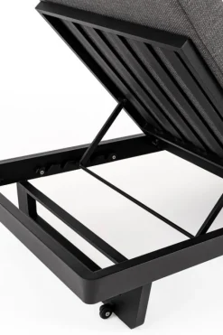 Discount Bizzotto LETTINO IN ALLUMINIO ANTRACITE WG21 - INFINITY