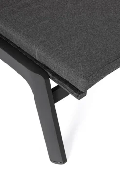 Bizzotto LETTINO IN ALLUMINIO CON RUOTE ANTRACITE WG21 - JALISCO