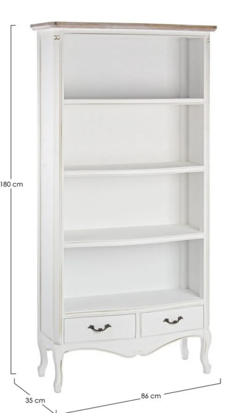 Clearance Bizzotto LIBRERIA IN LEGNO - JUSTINE