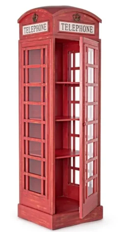 Clearance Bizzotto LIBRERIA IN LEGNO - RED CABIN