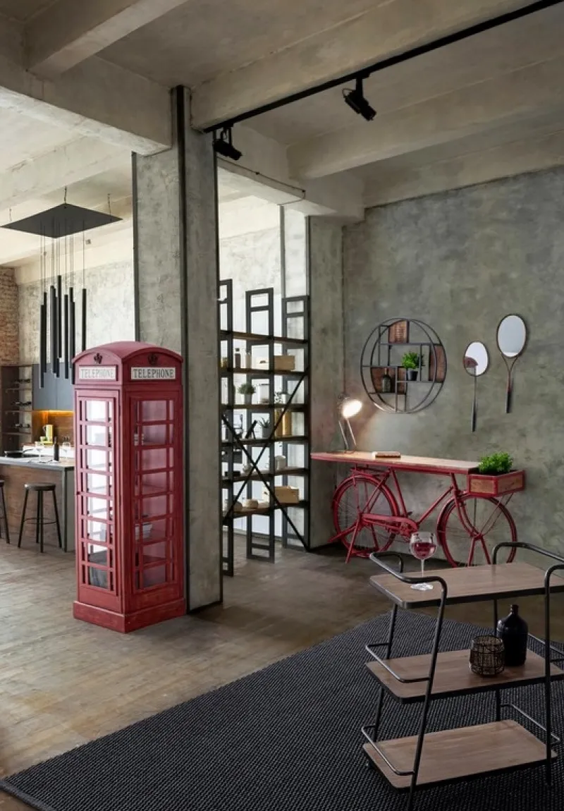 Clearance Bizzotto LIBRERIA IN LEGNO - RED CABIN