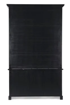 Clearance Bizzotto LIBRERIA IN LEGNO NERO - JEFFERSON