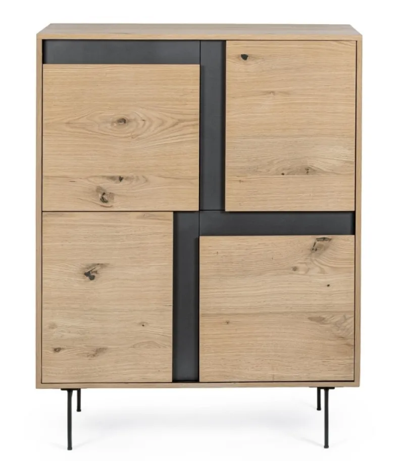 Clearance Bizzotto MOBILE ALTO IN LEGNO - STANWOOD