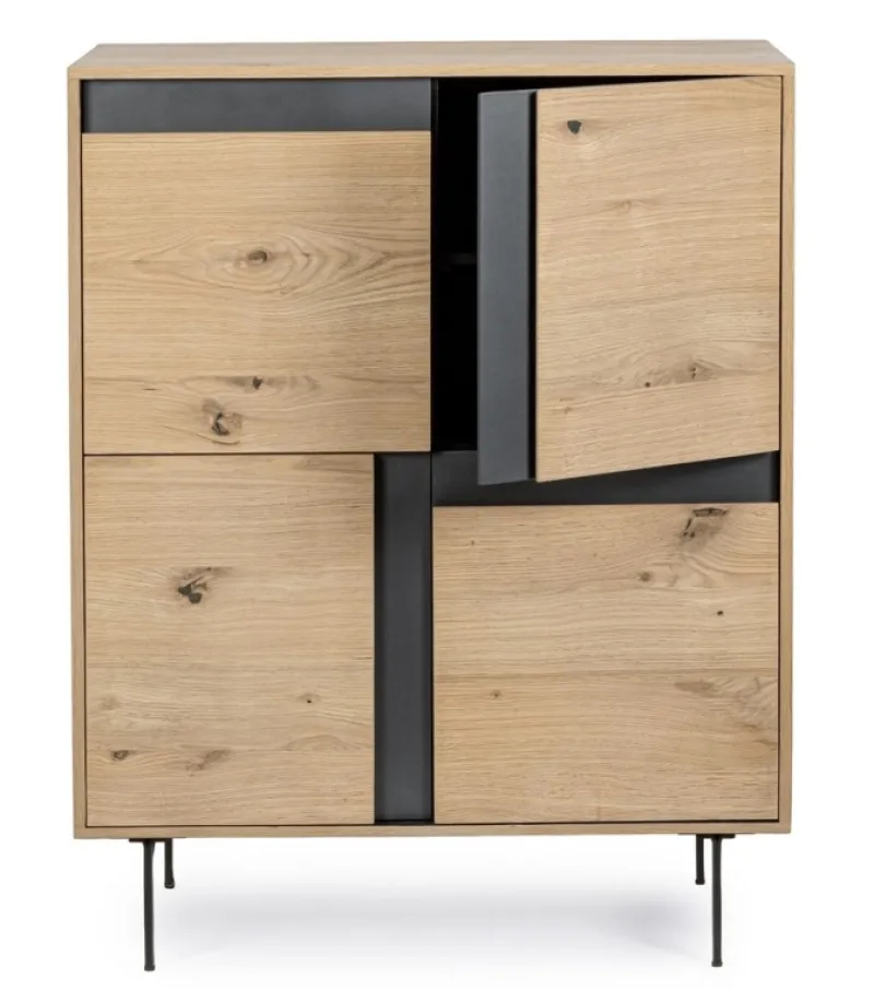 Clearance Bizzotto MOBILE ALTO IN LEGNO - STANWOOD