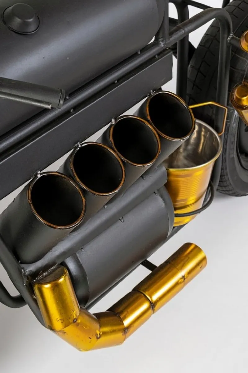 Discount Bizzotto MOBILE BAR IN ACCIAIO - MOTO SPEED