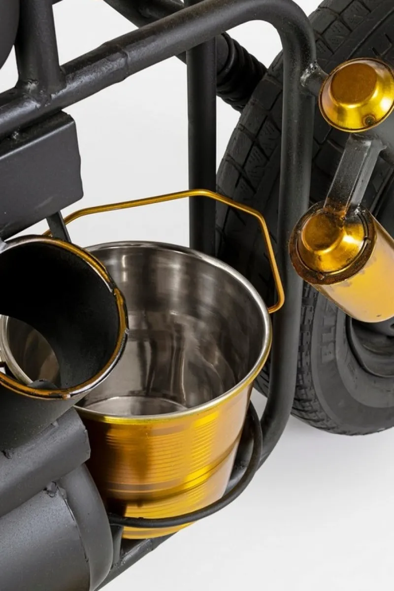 Discount Bizzotto MOBILE BAR IN ACCIAIO - MOTO SPEED