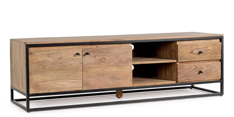 Clearance Bizzotto MOBILE PORTA TV IN LEGNO SHEESHAM - NARTAN