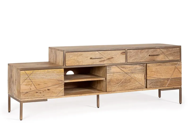 Discount Bizzotto MOBILE PORTA TV IN LEGNO - JAIDEV