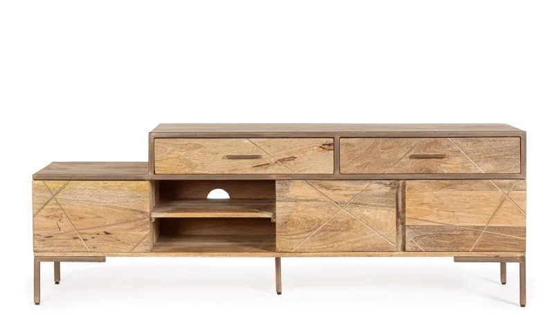 Discount Bizzotto MOBILE PORTA TV IN LEGNO - JAIDEV