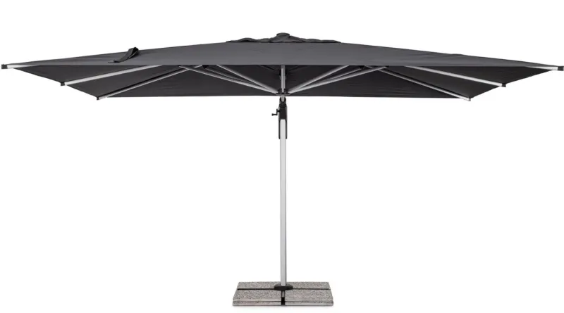 Clearance Bizzotto OMBRELLONE BRACCIO ARIES 3X4 ANOD-GRI T