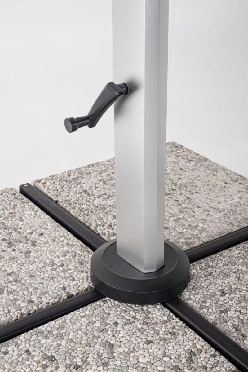 Clearance Bizzotto OMBRELLONE BRACCIO ARIES 3X4 ANOD-GRI T