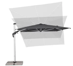 Clearance Bizzotto OMBRELLONE BRACCIO ARIES 3X4 ANOD-GRI T