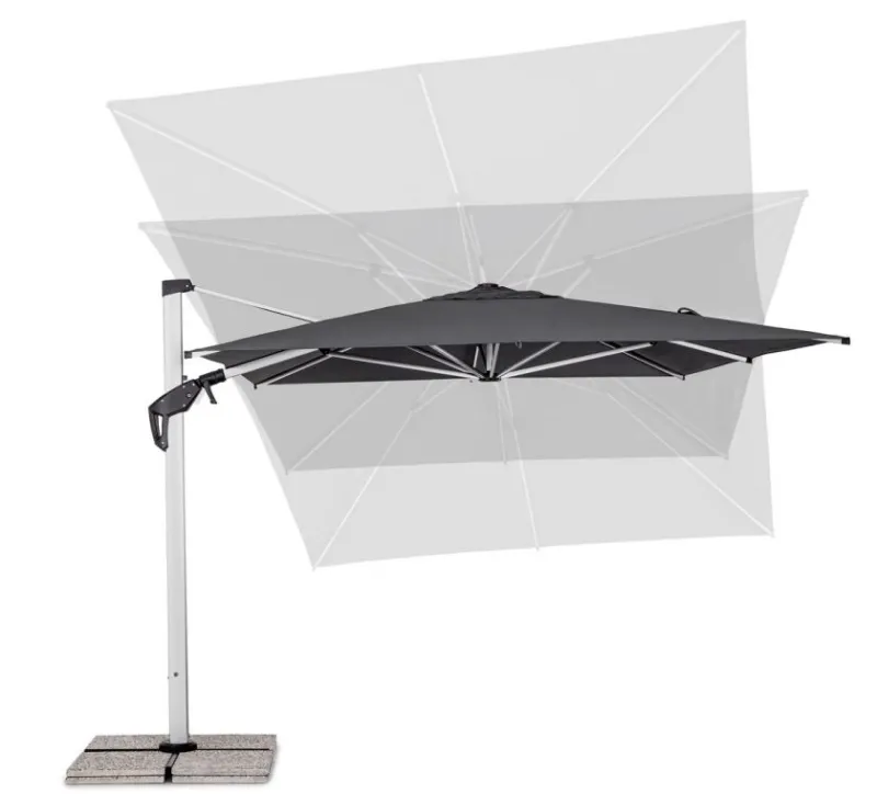 Clearance Bizzotto OMBRELLONE BRACCIO ARIES 3X4 ANOD-GRI T