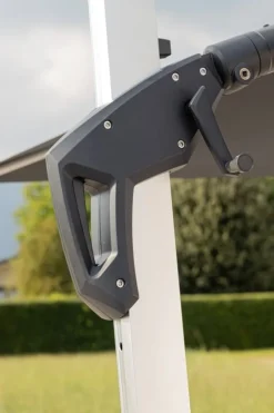 Discount Bizzotto OMBRELLONE BRACCIO ARIES 3X3 ANOD-GRI T