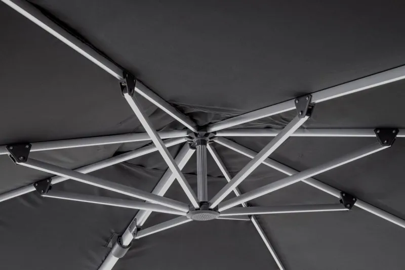 Discount Bizzotto OMBRELLONE BRACCIO ARIES 3X3 ANOD-GRI T