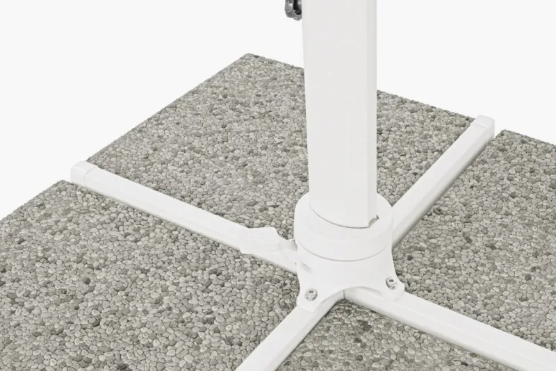 New Bizzotto OMBRELLONE BRACCIO IN ALLUMINIO 3X4 BIANCO - EDEN