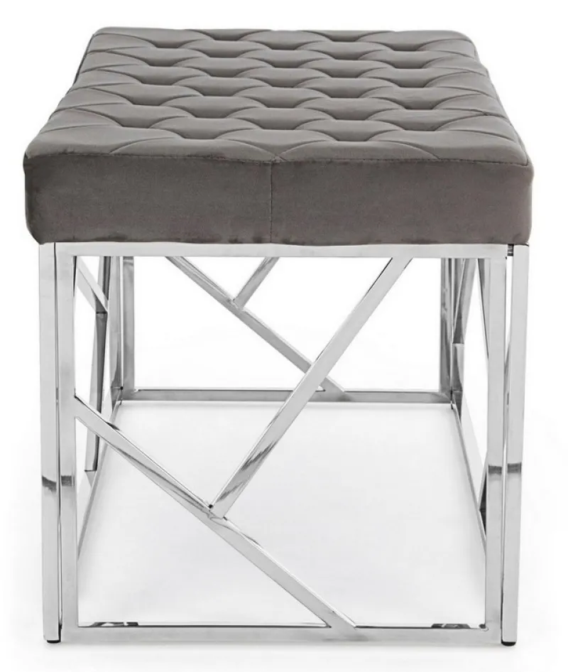 Discount Bizzotto PANCA COLOR GRIGIO - RAYAN