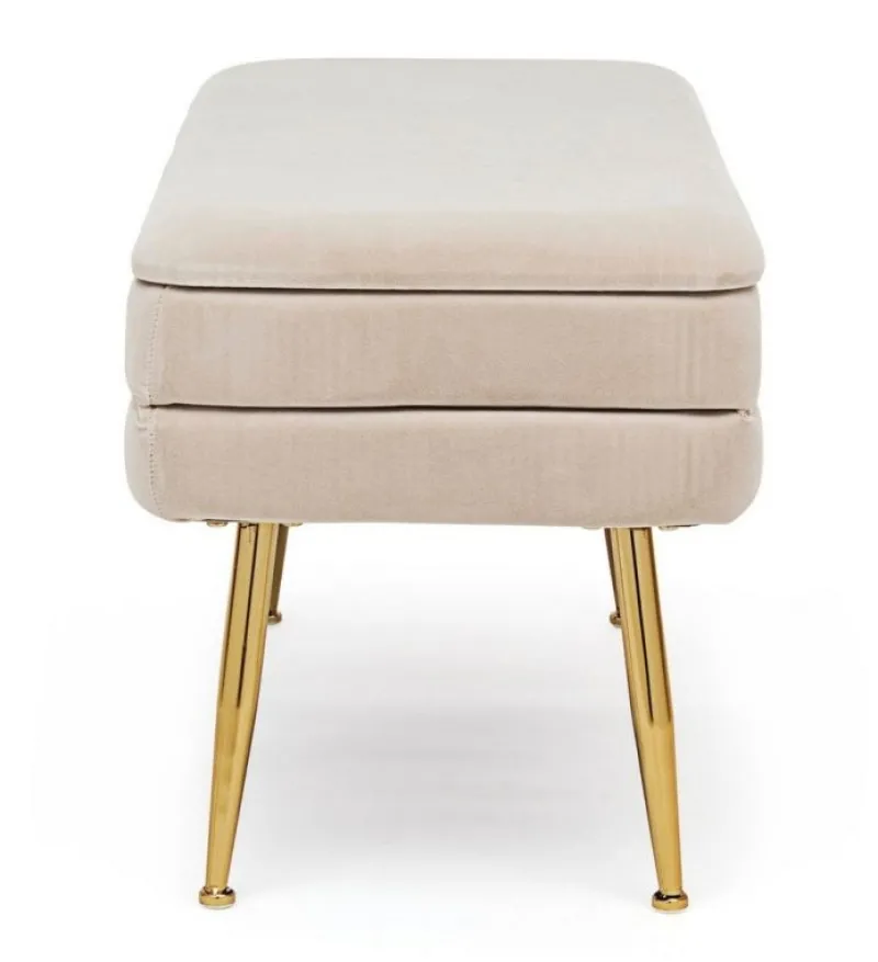 Outlet Bizzotto PANCA CONTENITORE BEIGE - PAVLINA