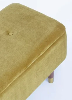 Best Bizzotto PANCA CONTENITORE IN VELLUTO OLIVE - KIRA