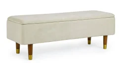 New Bizzotto PANCA CONTENITORE IN VELLUTO NATURALE - KIRA