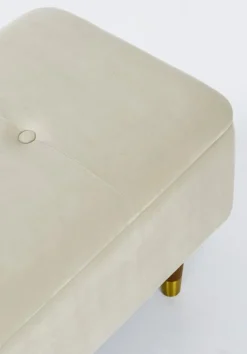 New Bizzotto PANCA CONTENITORE IN VELLUTO NATURALE - KIRA