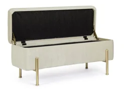 Online Bizzotto PANCA CONTENITORE IN VELLUTO NATURALE - IRINA