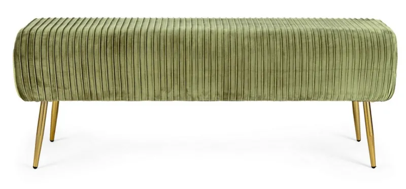 Outlet Bizzotto PANCA IN VELLUTO OLIVE - SELENA