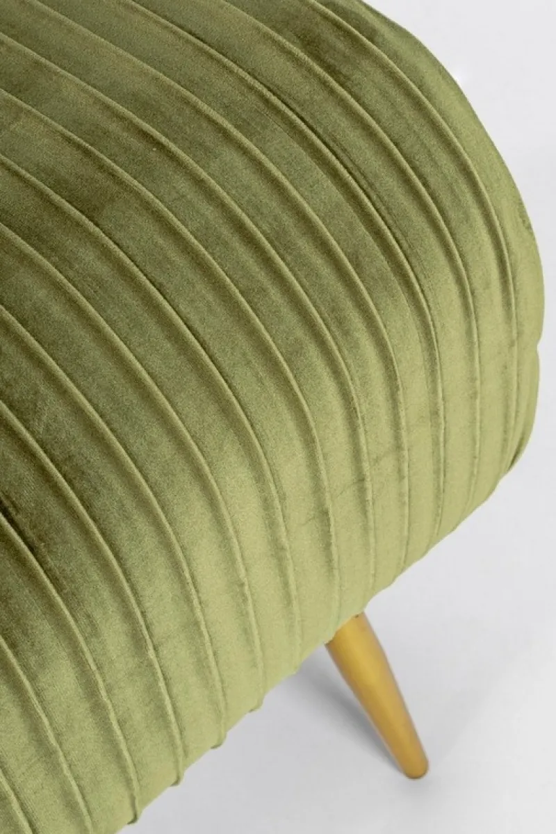 Outlet Bizzotto PANCA IN VELLUTO OLIVE - SELENA