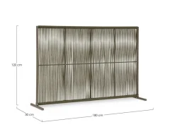 Outlet Bizzotto PARAVENTO PAXSON 180X120 OLIV QS24