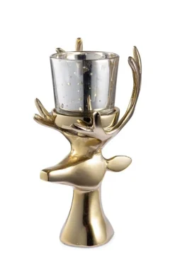 Sale Bizzotto P.CANDELA 1P GLOWER TESTA RENNA ORO