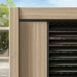 Outlet Bizzotto PERGOLA OCEAN 3X4 NATURAL-ANTRACITE